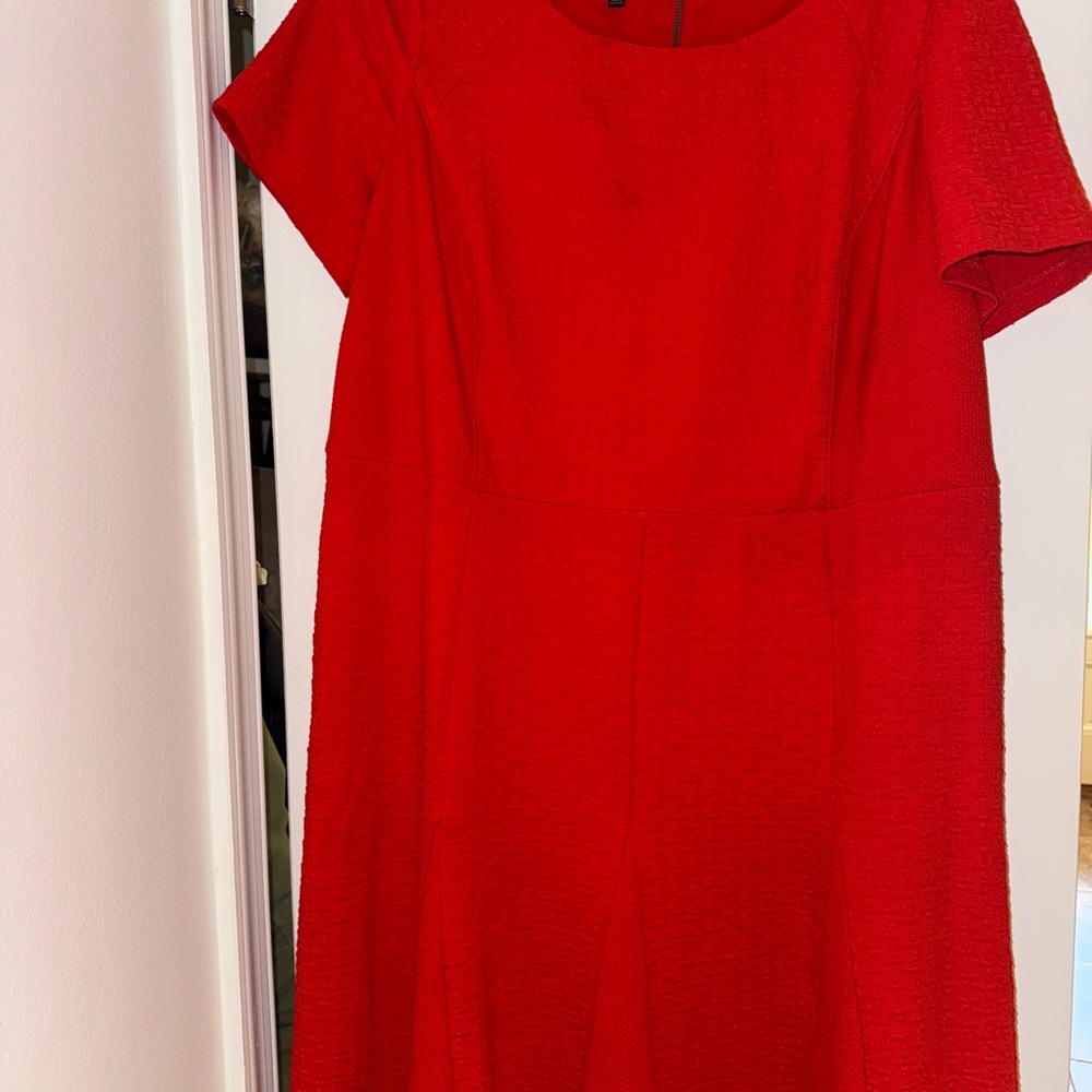 Talbots Vibrant Red Dress